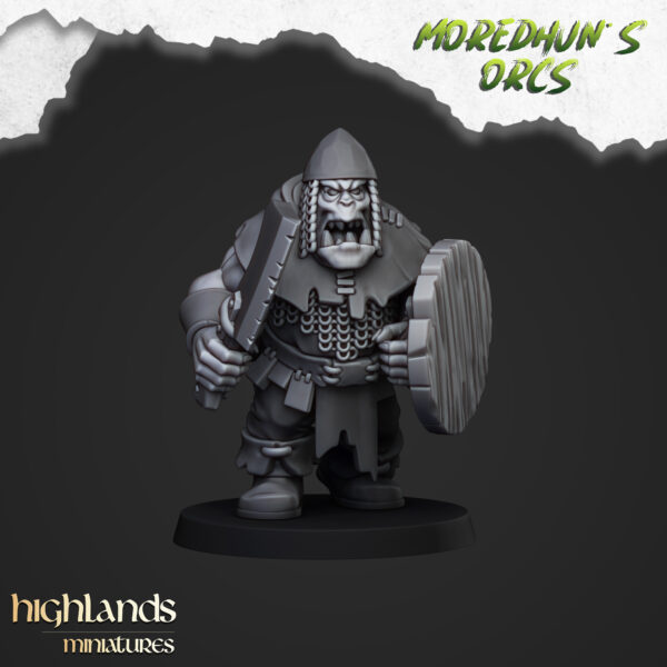 Orc Warriors with Hand Weapons + CMD - x20
