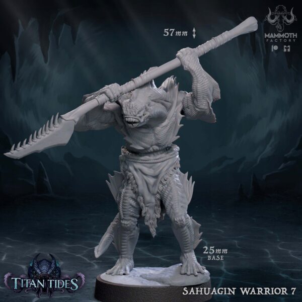 cfa6d98abd419359ead2cac8372cc616.jpg Sahuagin Warrior #7 - Mammoth Factory