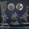 Dwarven Warriors CMD - DL Miniatures - Druk 3D