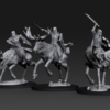 Armoured Wood Elves on Elk - Elfy na Łosiach