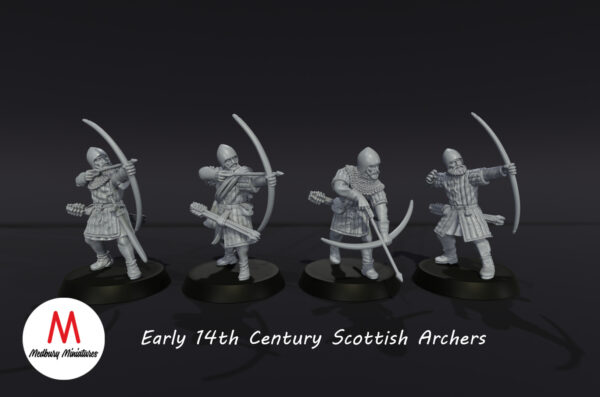 d1ac06f170c3a03c344cbdaf840bd4dc.jpg 14th Century Scottish Archers - XIVw. Szkoccy Łucznicy - Zestaw x4