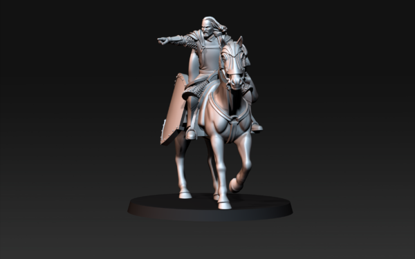 High Humans Captain Mounted
