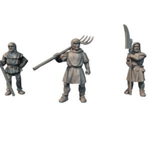 Peasant Spearmen At Rest - x1