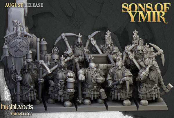 Dwarf Miners - 7x+3x CMD