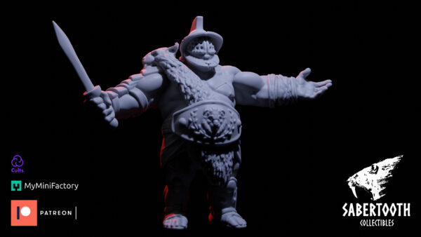 d1d7aee167c347eb4dbfe94eebd9db3e.jpg Ogre Gladiator Flesheater - Druk 3D