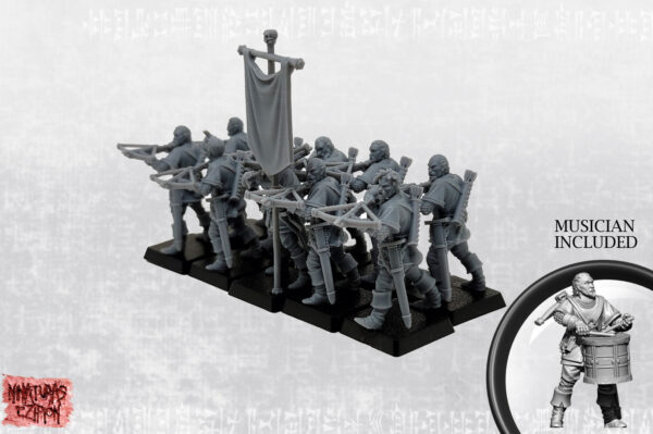 REINHARDT'S CROSSBOWMEN - Minifaktura - Druk 3D