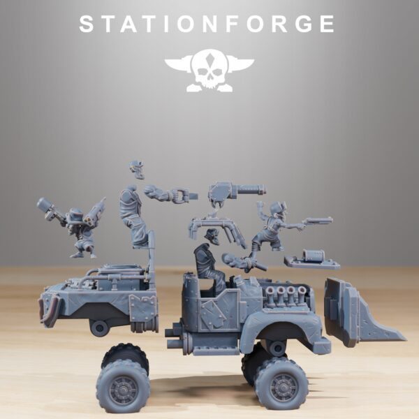 Orkaz Speedsters x3 - Station Forge - Minifaktura