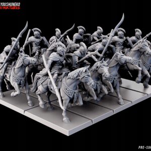 High Elf Silver Cavalry - Kyoushenko Miniatures