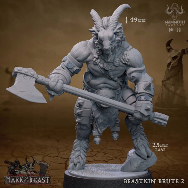 Beastkin Brute #2 - Mammoth Factory - Druk 3D
