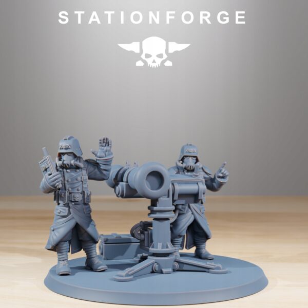 GrimGuard Battle Weapons - Station Forge - Druk 3D