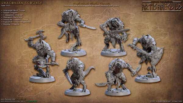 Draconian Shock Troops - x1