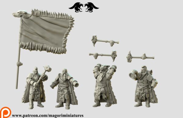 Teutogen Music - Magori Miniatures - Druk 3D