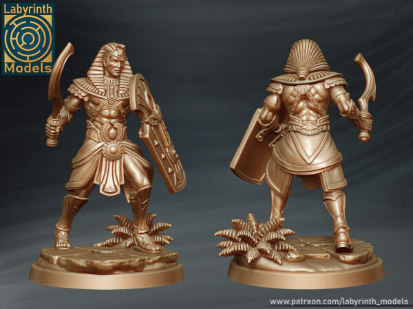Nile Warrior - Wojownik Nilu - (5 wersji) - Labyrinth Models