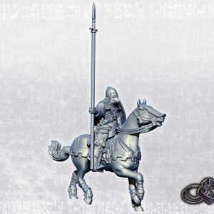 Frontier Knight on horse - Minifaktura - Druk 3D