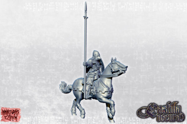 Frontier Knight on horse - Minifaktura - Druk 3D