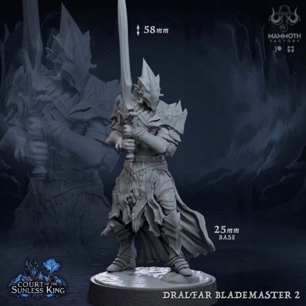 Dralfar Blademaster #2 - Mammoth Factory - Druk