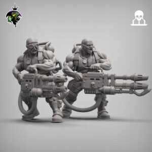 Spacenam Heavy Flamethrower Team - Druk 3D