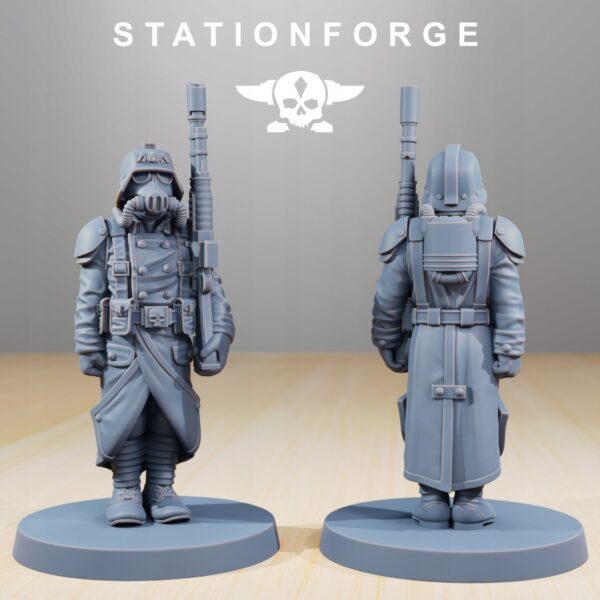 Grimguard Marching Poses - Station Forge - Druk 3D