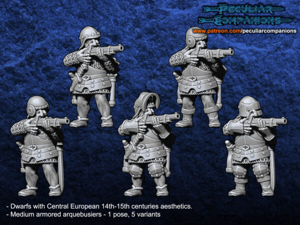 Medium Armored Arquebusiers - 1x
