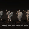 Ghostly Gauls With Spear And Shield - x4