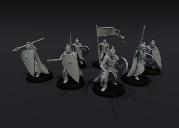 Horse Lords Kings Guard on foot - RRG - Medbury