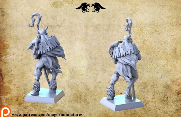 db4905168c703f46b8a28abf3e6b3cea.jpg Goatling Herder - Magori Miniatures - Druk 3D