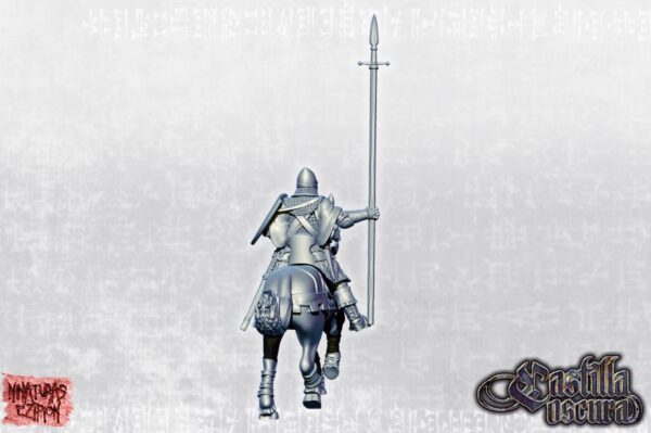 Frontier Knight on horse - Minifaktura - Druk 3D