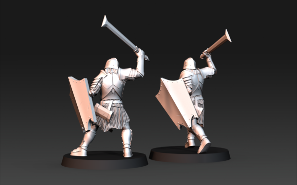 Blood Handed Orcs With Shield and Sword - x1
