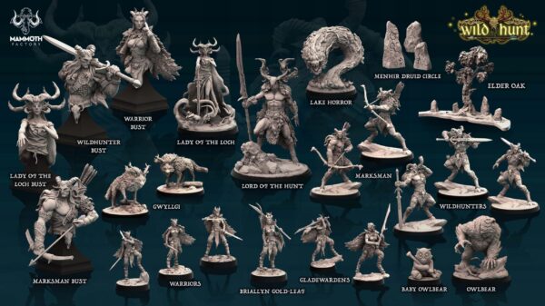 db54fb8a264989b670e6c7711aa2bf5e.jpg BUST - Sylvoth Warrior - Mammoth Factory