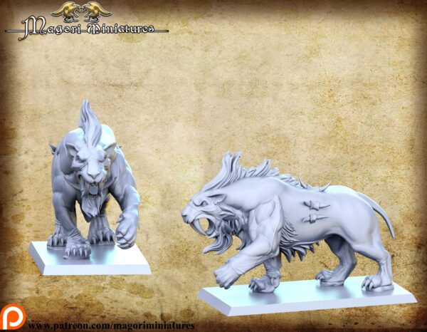 Sabertooth x2 - Magori Miniatures - Druk 3D