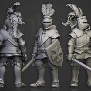 Sunland Knights on Foot - Pojedyńcze Modele