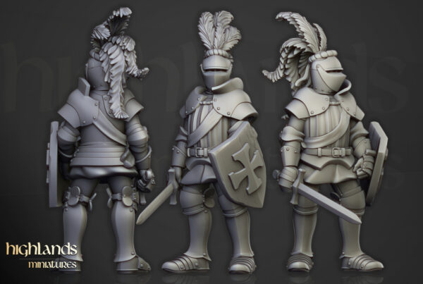Sunland Knights on Foot - Pojedyńcze Modele