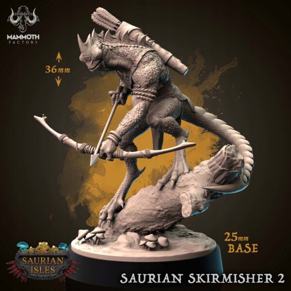 dcae3c1b28a81c116a0caf3d5325c1f4.jpg Saurian Skirmisher 2 - Mammoth Factory