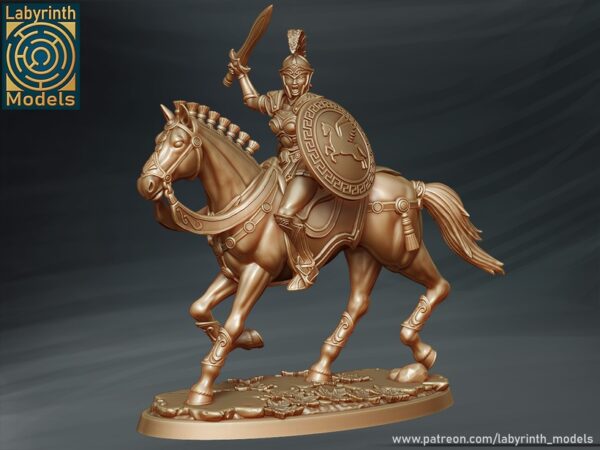 Daughters of Athena Cavalry with Sword or Spear 1 - Labyrinth Models