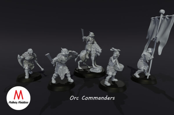 Orc Command Team - Dowódcy Orków - Zestaw x5