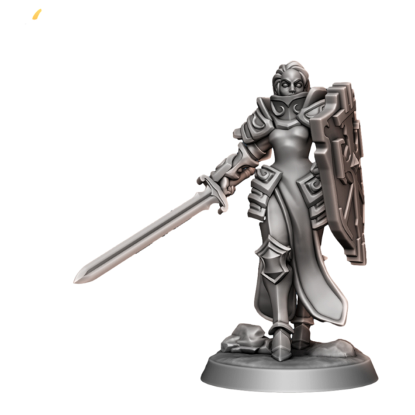Female Knight 08 - Shield