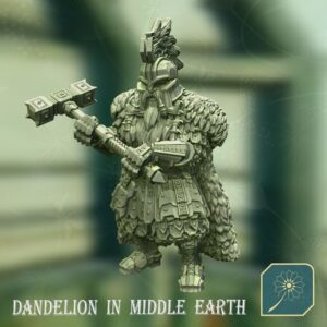 Dwarven King on Metal Mountain #1- DIME