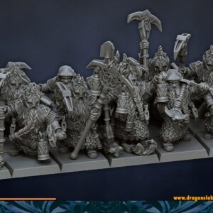 de3812d2bf32bf7590b8ec95b9453bb2.jpg Miners 5 szt. - DLM - Dwarven Holds - Druk 3D