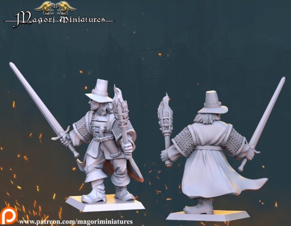 de6ff5a9ea3aa8f9e345b6a811d22fa0.jpg Witch Hunter Team - Magori Miniatures - Druk 3D