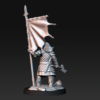 Silver Goat Dwarves: Banner on Foot