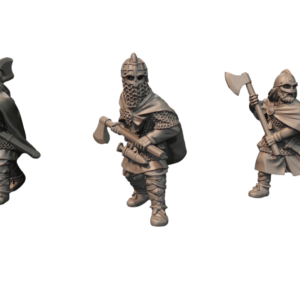 Vendel Era Warriors With Two Handed Axes - x10