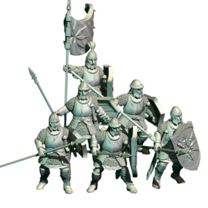 Soldiers with Spears - x6
