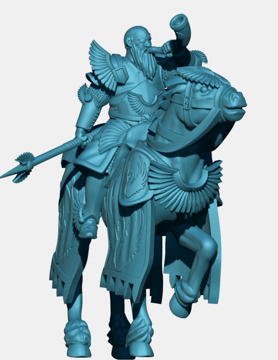Swan Knights - Fat Knight Mounted