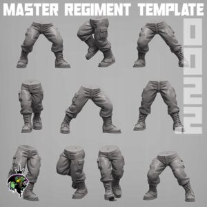 MRT Legs Set 002 - 10 szt. - RO - Druk 3D