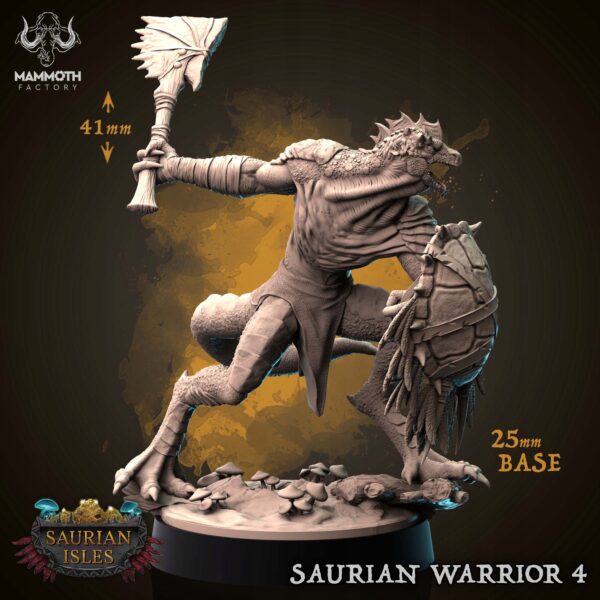 e20595a44f454bdf8878bae5ddf7936c.jpg Saurian Warrior 4 - Mammoth Factory - Minifaktura