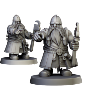 Dwarf Old Siege Engines Crew - Cała Ekipa