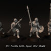 Orc Rabble With Spear and Shield - x1