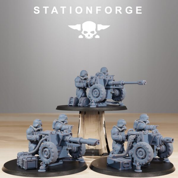 GrimGuard Battle Weapons - Station Forge - Druk 3D