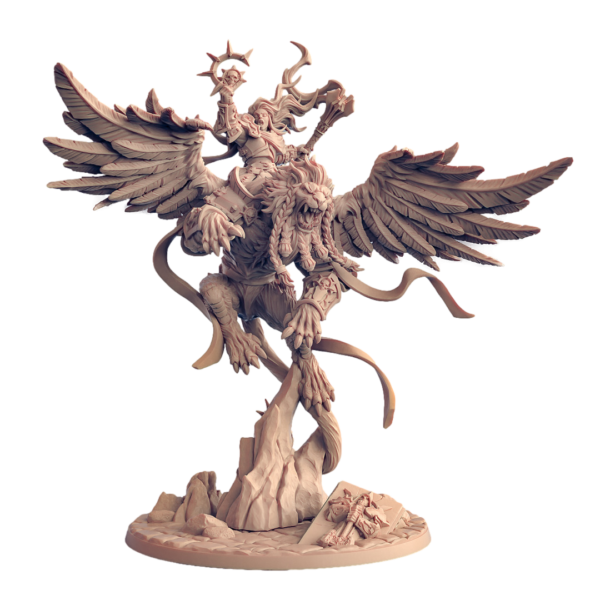 Agata on Proudmane the Winged Lion