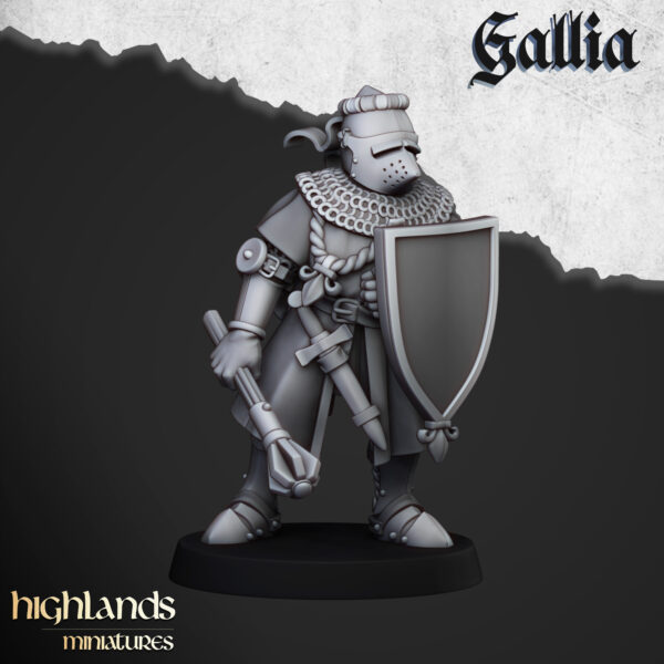 Knights of Gallia on Foot - x7 + 3 CMD